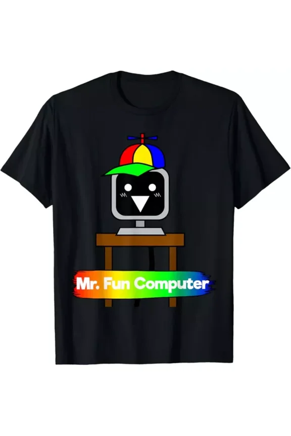 Sprunki Mr Fun Computer T-Shirt Unisex S-5XL Hot Trending Shirt, Vintage Birthday Gift