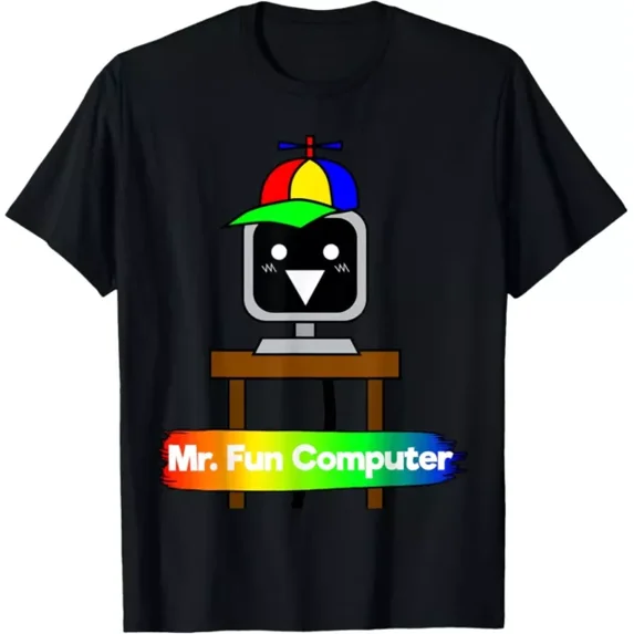 Sprunki Mr Fun Computer T-Shirt Unisex S-5XL Hot Trending Shirt, Vintage Birthday Gift