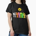 thumbnail image 1 of Sprunki Mr Sun Parody with Cute Bright Yellow Cartoon Art Unisex T-Shirt, up to size 5XL, 1 of 2
