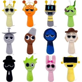 Sprunki Plush Toys, Horror Games Plushies Toy for Fans, Soft ...