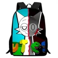 thumbnail image 1 of Sprunki School Bags,Cartoon School Backpack, Durable Light Weight Bags for School Travel, 1 of 17