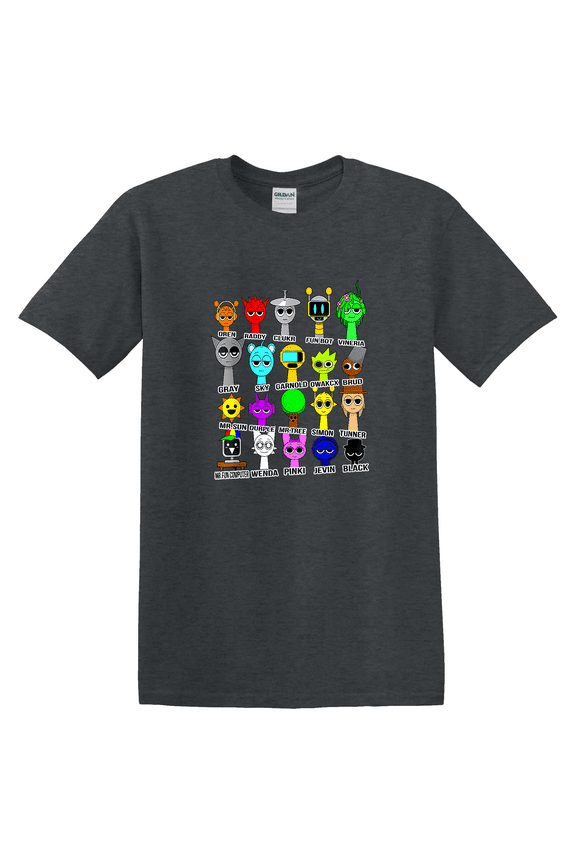 Sprunki Toys Birthday Party Celebration Fun Graphic Tee T-Shirt