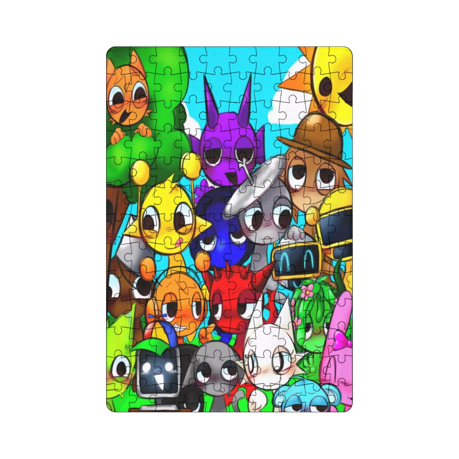 Sprunki Toys - Sprunki Puzzle 130 Pieces of Wooden Fun Sprunki Puzzle ...
