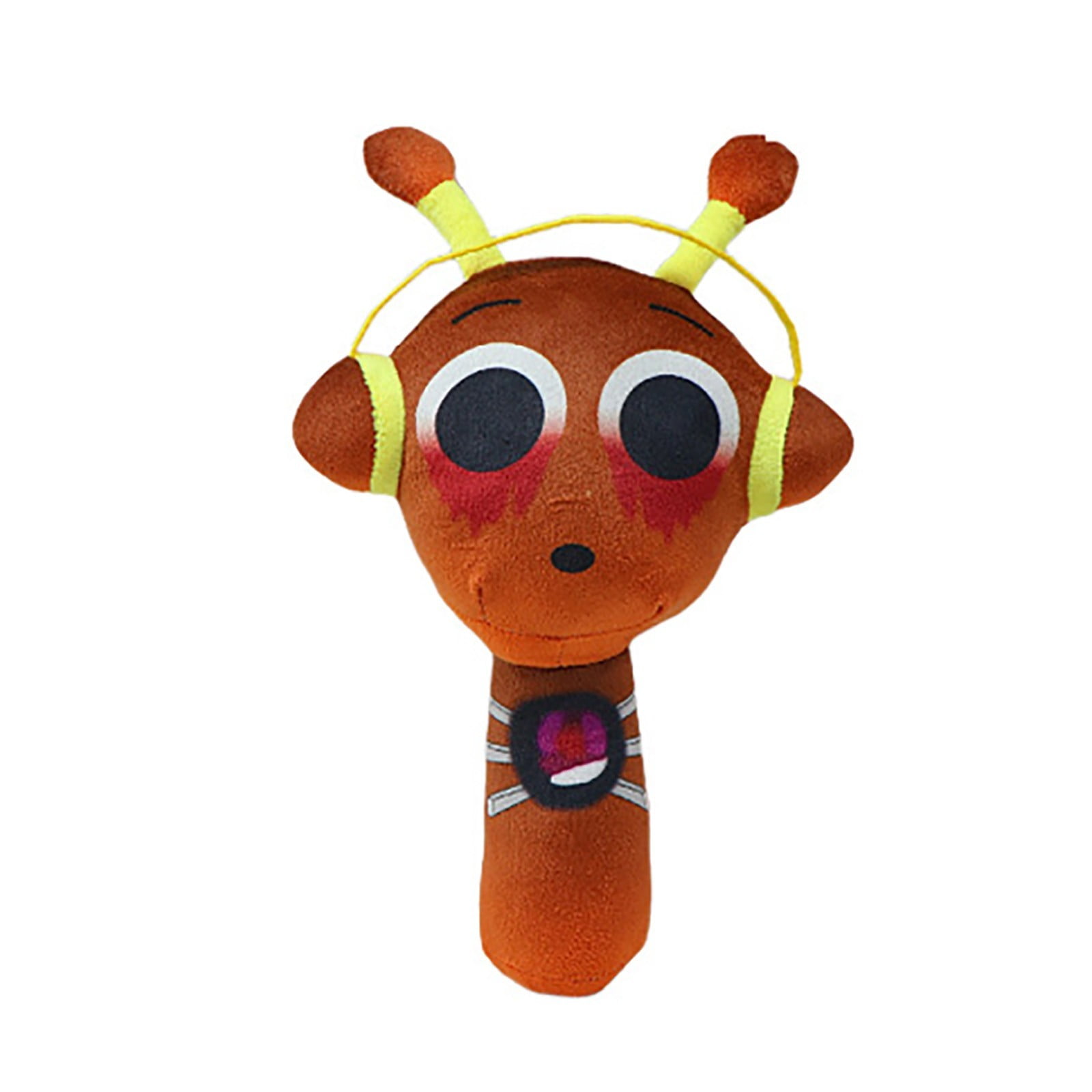 小物 NICENESS  R.SPOOKY Sprunki plush toys,Zombie Plush Toy with VR Glasses Soft