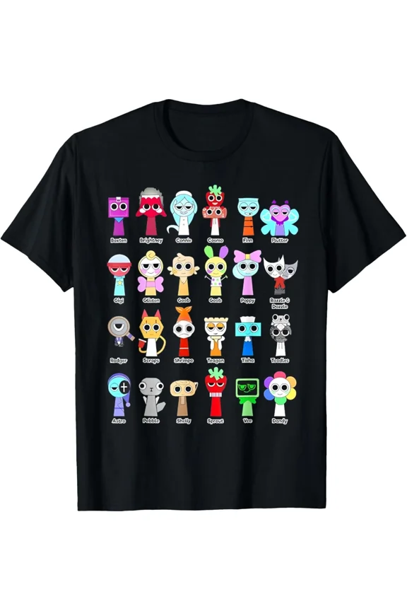 Sprunkii Dandys World Plush Dandys Team Dandys Game T-Shirt