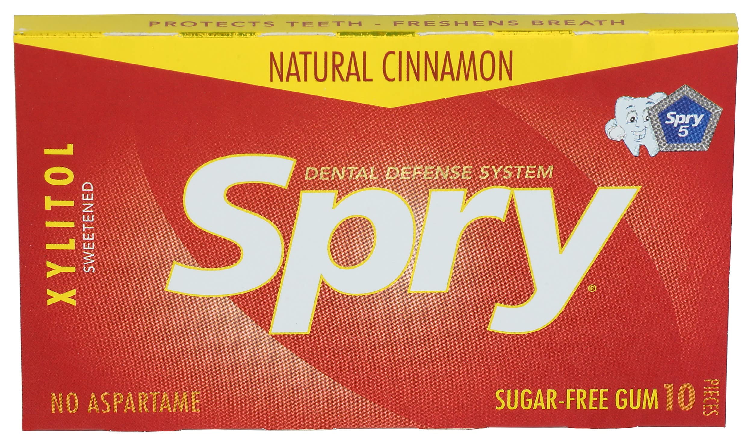 Spry Gum Cinnamon, 10 ct