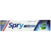 Spry Xylitol Adult Toothpaste 5oz with Fluoride Teeth Whitening Breath Freshening Peppermint 1 Pack