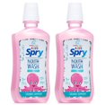 thumbnail image 1 of Spry Xylitol Mouthwash, Bubble Gum Flavor, 16 fl oz, 2 pack, Natural Ingredients, Enamel Support, 1 of 3