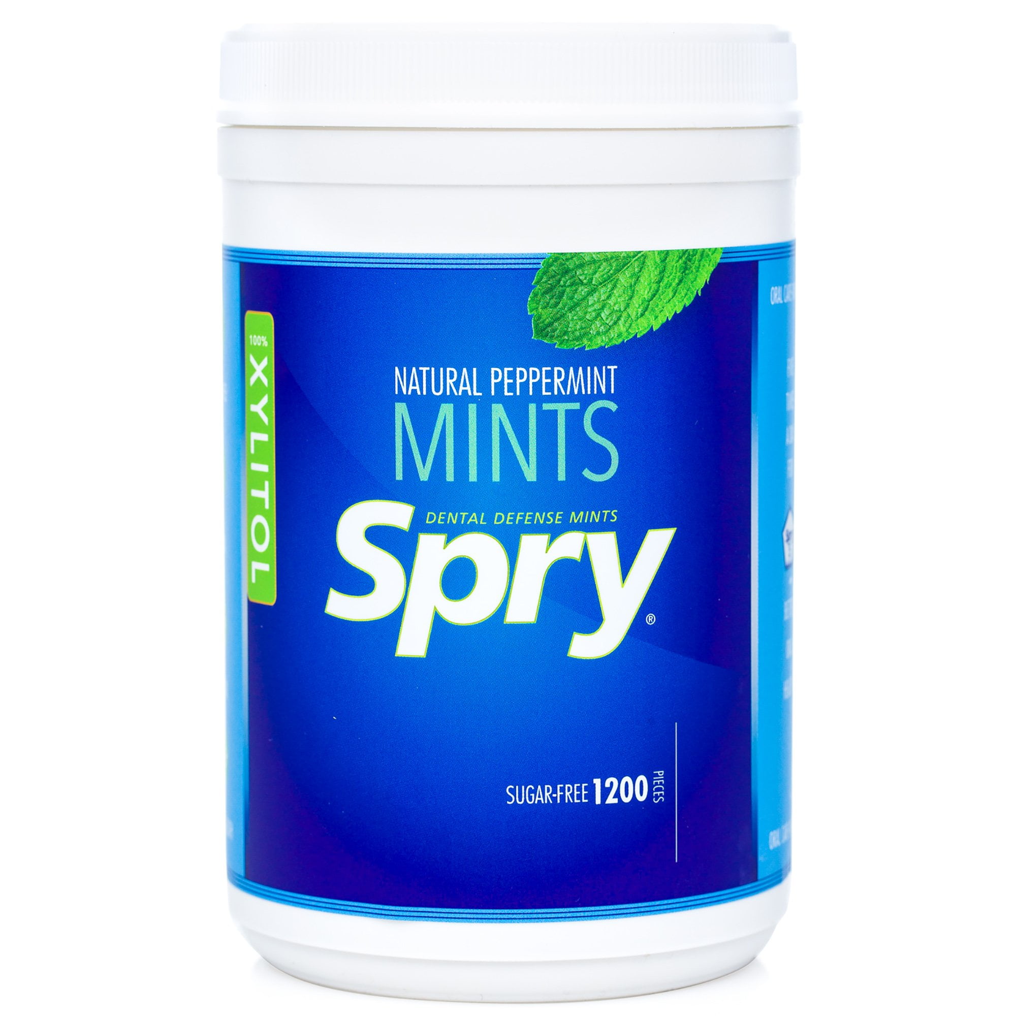 Spry Xylitol Peppermint Sugar Free Candy Breath Mints That Promote