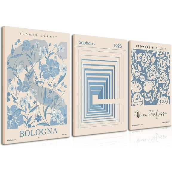 Sps ssion Henri Matisse 12"x16" Framed Canvas Art Prints (Set of 3)