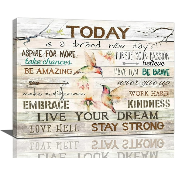 Sps ssion Inspirational Hummingbird 12" x 16" Art Prints