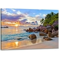 thumbnail image 1 of Sps ssion Sunset at Ocean 12" x 16" Framed Canvas Art Prints, 1 of 6