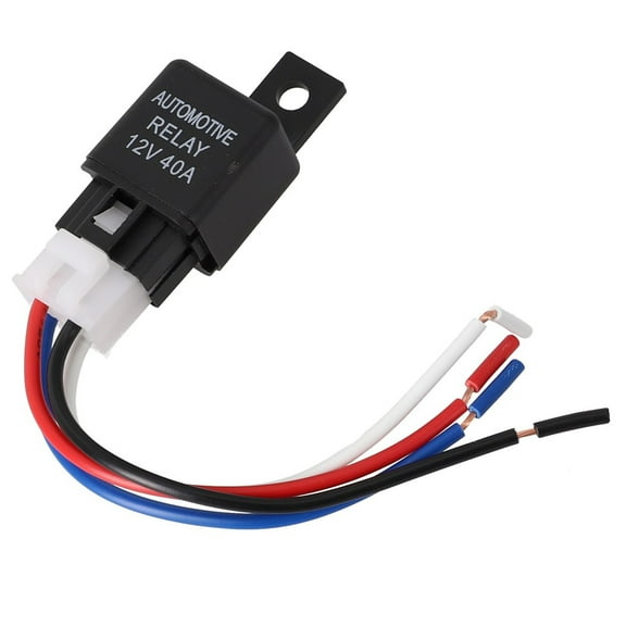 Spst Cable Car Relay Cable Car Relay 12V 1Pc 4 Pin 40A Cable Car Relay For Car Alarms Hid Headlights 1*Car Relay Fangkenuo