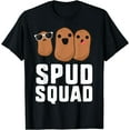 thumbnail image 1 of Spud Squad Funny Potato T-Shirt Friend Team Vegetable T-Shirt, 1 of 3