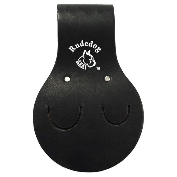 Spud Wrench Holder- Premium Black Leather - Rudedog USA #3005