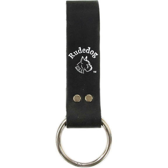 Spud Wrench Holder Ring  Premium Black Leather - Rudedog USA #3006