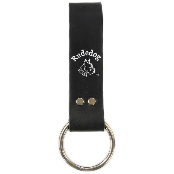 Spud Wrench Holder Ring  Premium Black Leather - Rudedog USA #3006