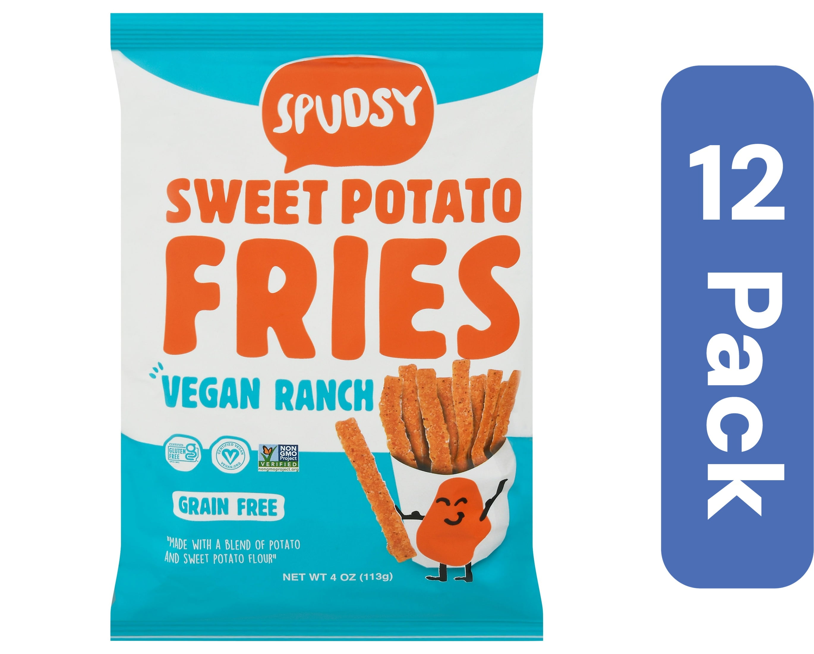 Spudsy Sweet Potato Fries Ranch 4 oz (Pack Of 12) - Walmart.com