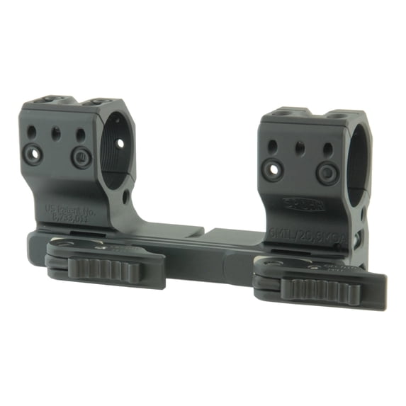 Spuhr 30mm H38mm 6MIL/20.6MOA Quick Detachable Rifle Scope Mount, Black, QDP-360