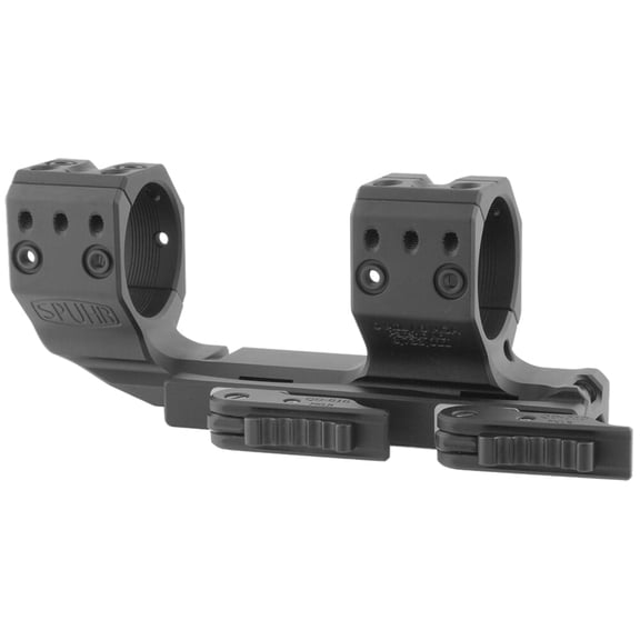 Spuhr QDP cant Unimount 36mm 0MIL/0MOA 1.5" Quick-Detach pick Scope Mount, Integrated Bubble Level, 7 Accessory Interfaces (QDP-6016)
