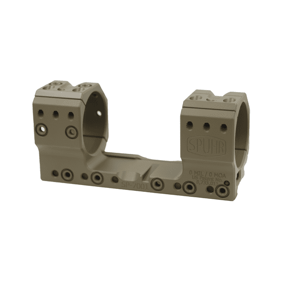Spuhr SP-7001 FDE: 40mm Picatinny Mount 0 MOA - 1.18"