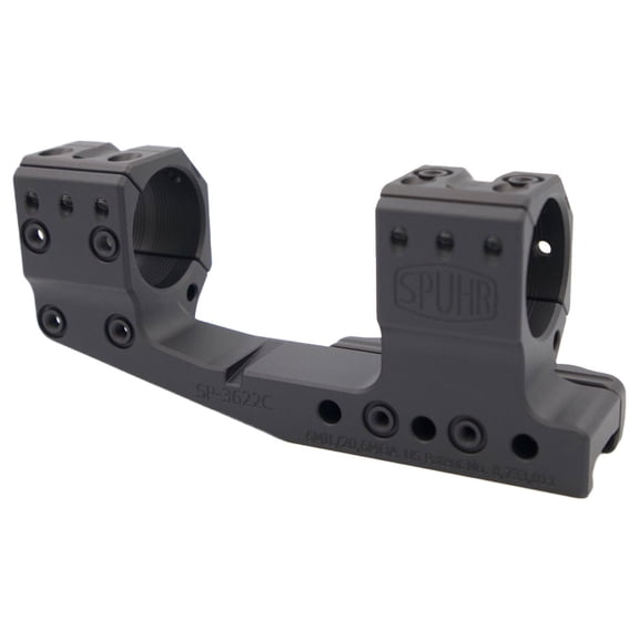 Spuhr Steel Side Clamp Pick Cant Scope Mount, 30mm, 6MIL/20MOA, Gen3, 1.5" Height, 70mm Forward Positioning, Sporting and Long-Range Shooting (SP-3622CM)