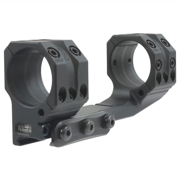 Spuhr Steel Side Clamp Pick Cant Scope Mount, 36mm Tube, 38mm Height, 0MIL/0MOA, 70mm Forward Cant, Durable Steel Construction (SP-6022M)