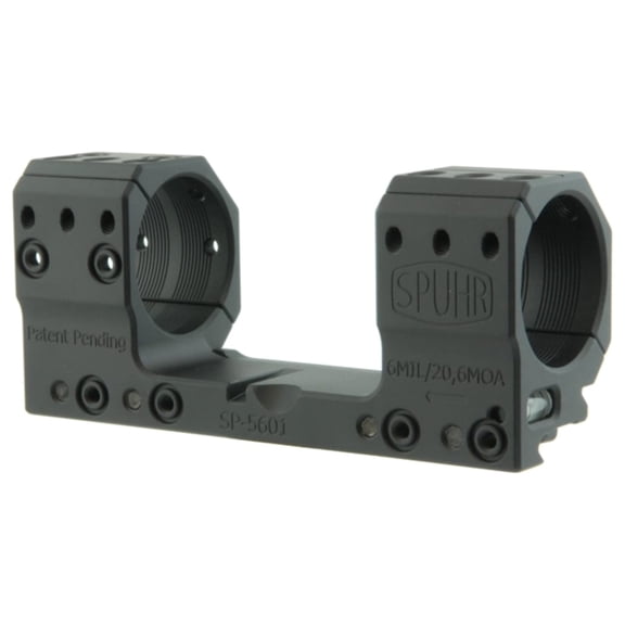 Spuhr Steel Side Clamp Pick Scope Mount, 35mm Tube, 30mm Height, 6MIL/20MOA Tilt, 10-Degree Wedge for Precision Shooting (SP-5601M)