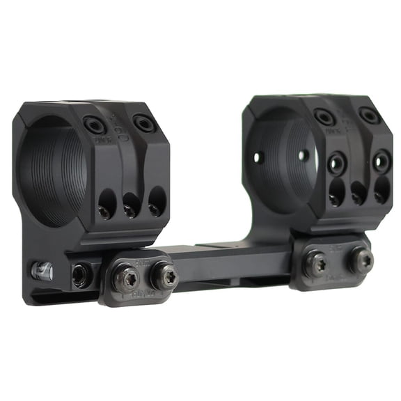 Spuhr Steel Side Clamp Pick Scope Mount, 36mm Tube, 38mm Height, 0MIL/0MOA, Integrated Bubble Level, Durable Steel Construction (SP-6002M)