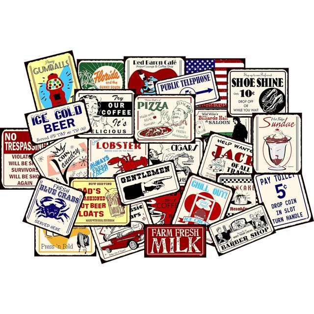 Spumoni Italian Crowd Pleaser Ice Cream Tin Sign