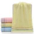 thumbnail image 1 of Spun Cotton Face Towel Set - Highly Absorbent Gentle Washcloths for Sensitive Skin Bath Spa Gym Facial Cleansing(Yellow), 1 of 6