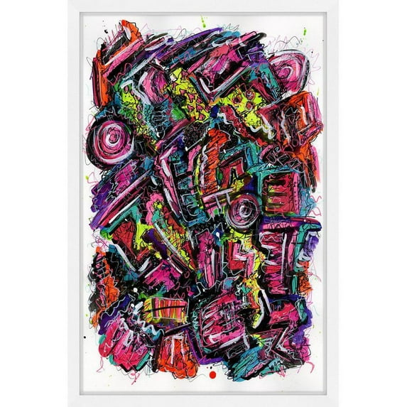 "Spun" Framed Painting Print
