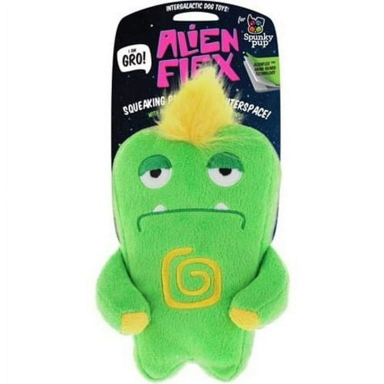 Spunky Pup Alien Flex Gro Plush Dog Toy Spunky Pup Alien Flex Gro Plush Dog Toy