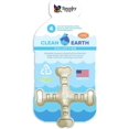 Spunky Pup Clean Earth Recycled Crossbones Made in USA Made from