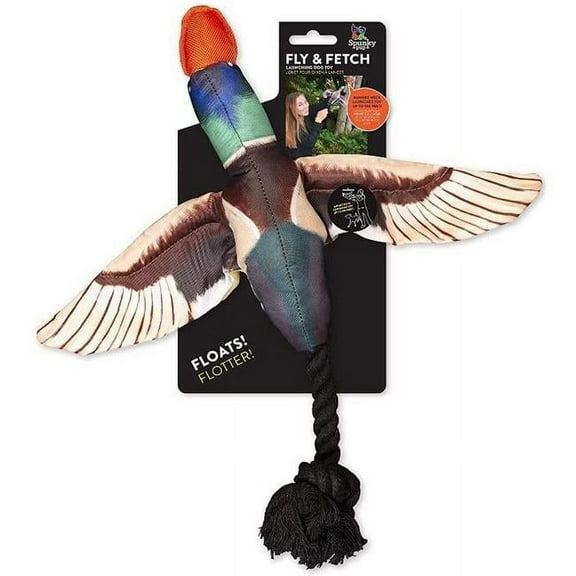 Spunky Pup SP00672 Fly & Fetch Duck Dog Toys