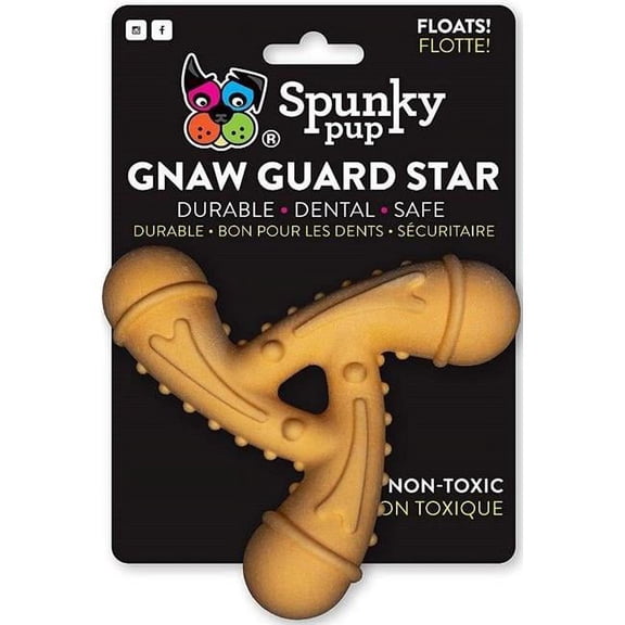 Spunky Pup Gnaw Guard Star Foam Dog Toy