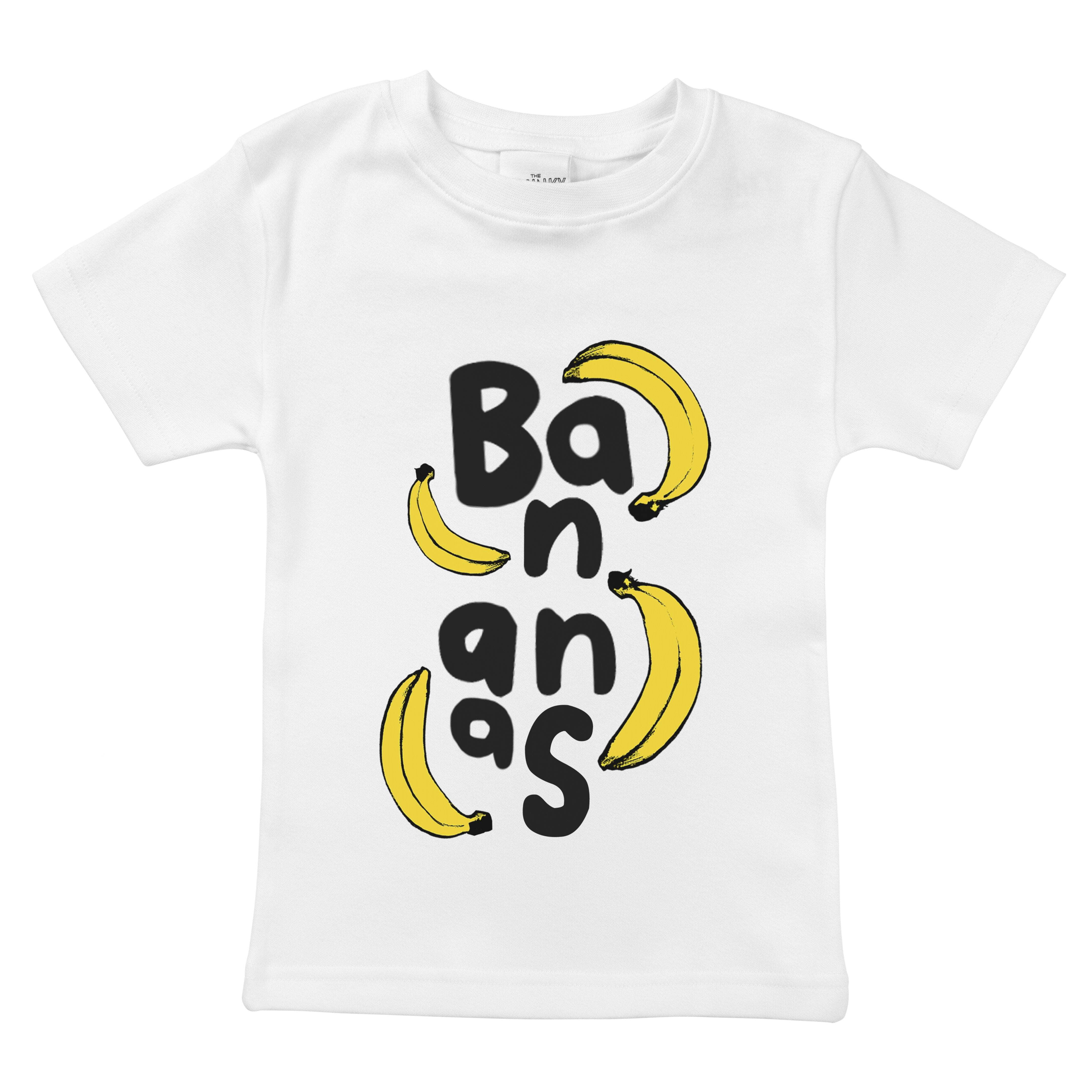 Spunky Stork Baby Toddler Organic Cotton Bananas Funny Kids T-Shirt Top