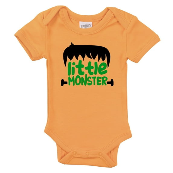 Spunky Stork Boys Little Monster Organic Halloween Top, Sizes Newborn to 16