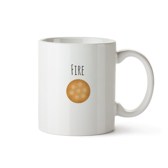 SpunkySwell 11 oz. "Fire Cracker" Wordplay Ceramic Mug