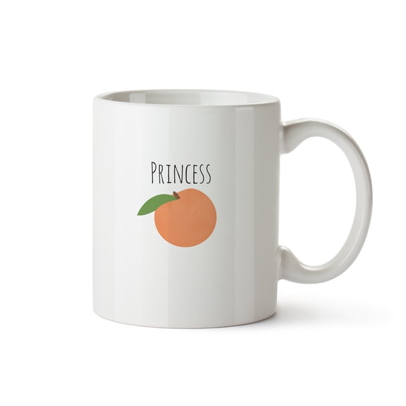 SpunkySwell 11 oz. "Princess Peach" Wordplay Ceramic Mug