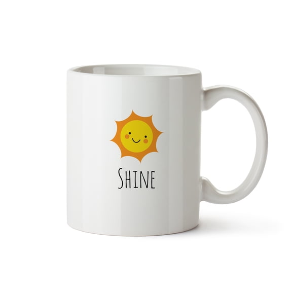 SpunkySwell 11 oz. "Sun Shine" Wordplay Ceramic Mug