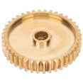 Spur Gear Brass 40 Tooth for Servo 25 Tooth Spline 0.8 Mod Industrial