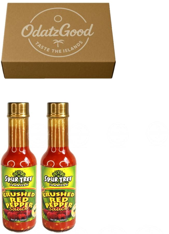 Spur Tree Crushed Red Pepper 5oz (148ml) 2-Pack – Product of Jamaica – Curated & Packaged by ODatzGood