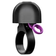 thumbnail image 1 of Spurcycle Compact Bell, 22.2mm, Black/Purple, 1 of 1