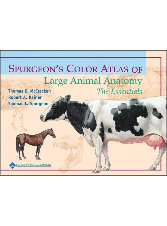 Spurgeon's Color Atlas of Large Animal Anatomy: The Essentials (Paperback)