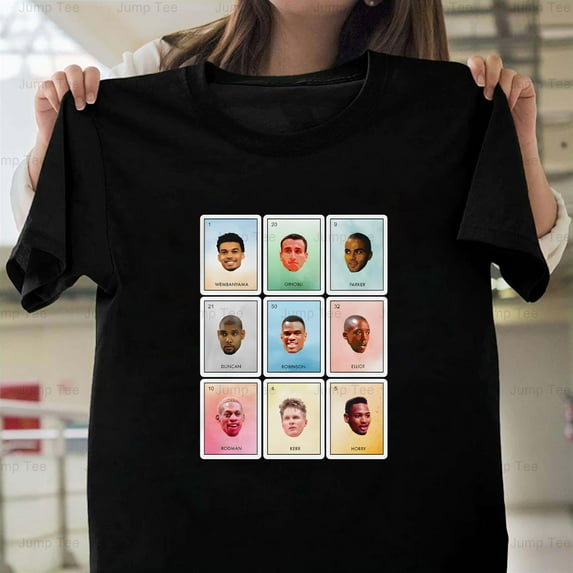 Spurs Wembanyama And Legends San Antonio Basketball Fan Sport Graphic Unisex Classic T-Shirt A086, From S to 5XL