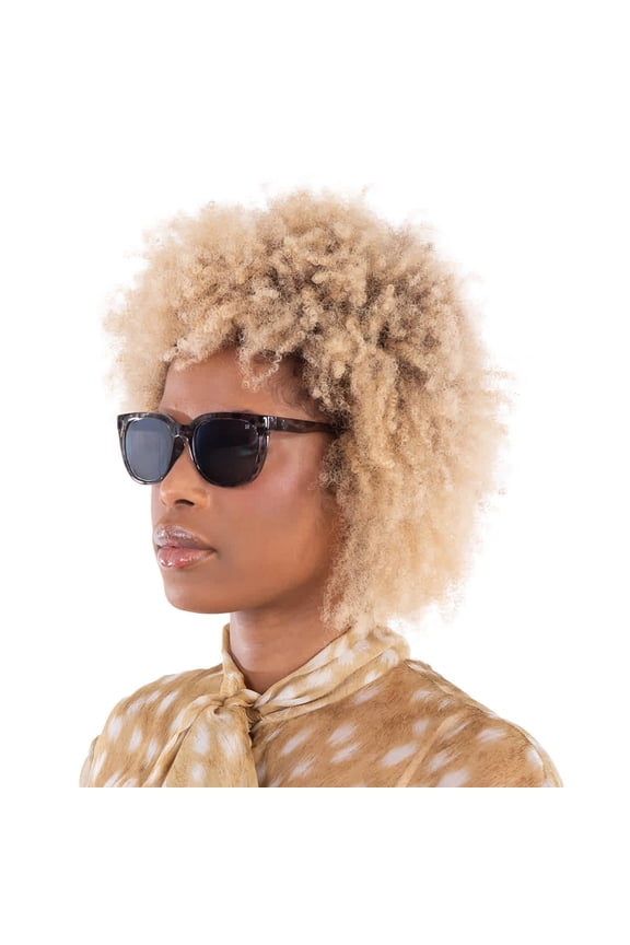 BEWILDER Happy Gray Green Black Mirror Oval Unisex Sunglasses 6700000000242