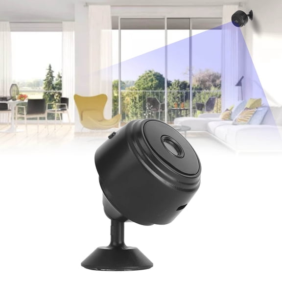 Spy Camera, HD 1080P Home Security Micro Cam Video Audio Recorder Camcorder, Black