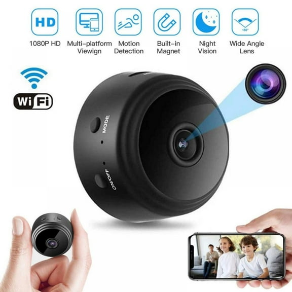 Spy Camera Wireless Hidden WiFi Mini Camera HD 1080P Portable Home Security Cameras Covert Nanny Cam Small Indoor Outdoor Video Recorder Motion Activated Night Vision