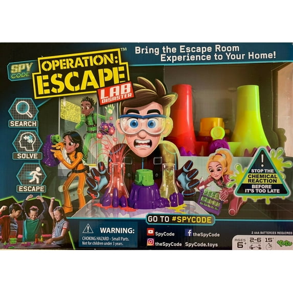 Spy Code Operation Escape Room Lab Disaster